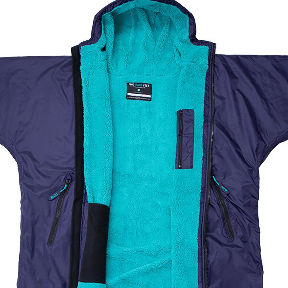 Two Bare Feet Kids Weatherproof Changing Robe & Changing Mat - Navy / Teal Extra Image 2